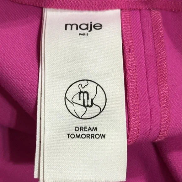 (R1) Maje Women Patricia Wide
Leg Pants Fuchsia Size 34EU/
XS - Picture 9 of 16